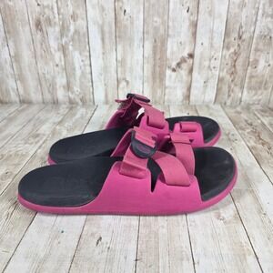 Chaco Slides‎ Pink Adjustable Straps Casual Sandals Comfort Shoes W10